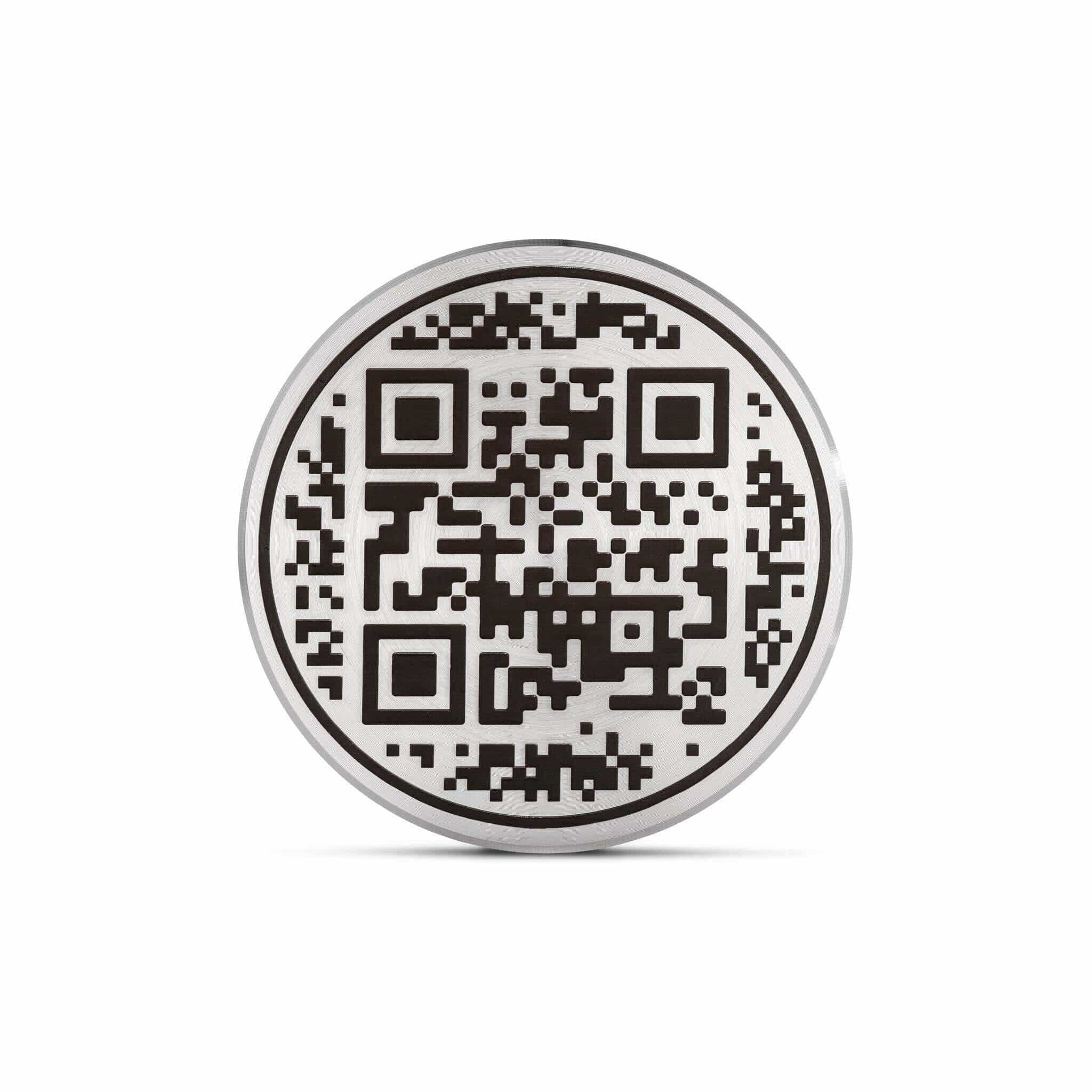 QR atminimo ženkliukas